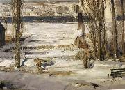 George Wesley Bellows A Morning Snow oil painting artist